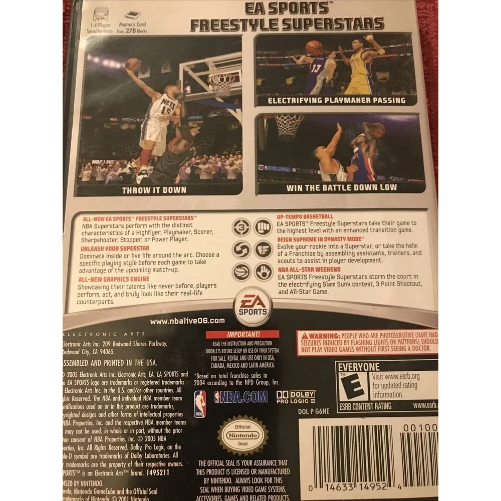 NBA Live 06 - Complete Nintendo‎ GameCube Game
